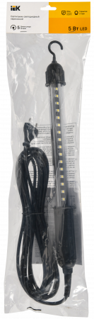Светильник LED переносной ДРО 2060 IP44 шнур 5м черный IEK LDRO2-2060-60-5M-K02