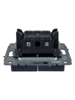 BRITE Выключатель жалюзи 10А ВС10-1-5-БрМ маренго IEK BR-V15-0-10-K35