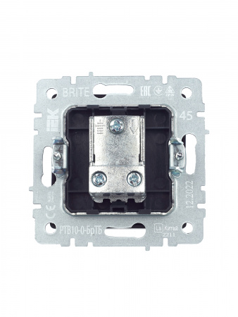 BRITE Розетка TV проходная РТВ10-0-БрТБ темная бронза IEK BR-A10-P-K45