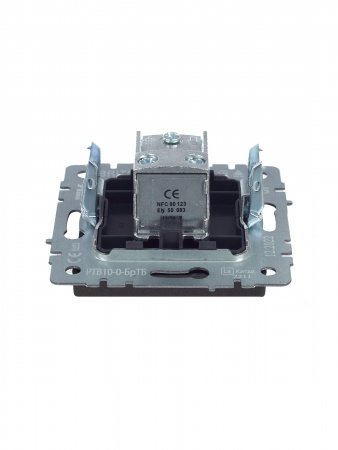 BRITE Розетка TV проходная РТВ10-0-БрТБ темная бронза IEK BR-A10-P-K45