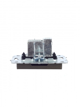 BRITE Розетка TV проходная РТВ10-0-БрТБ темная бронза IEK BR-A10-P-K45