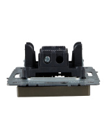 BRITE Выключатель одноклавишный проходной 10А ВС10-1-6-БрШ шампань IEK BR-V12-0-10-K37