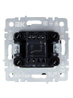 BRITE Выключатель одноклавишный проходной 10А ВС10-1-6-БрШ шампань IEK BR-V12-0-10-K37