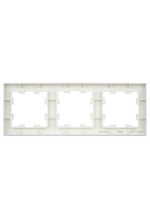 BRITE Рамка 3 поста РУ-3-БрЖ жемчуг IEK BR-M32-K36