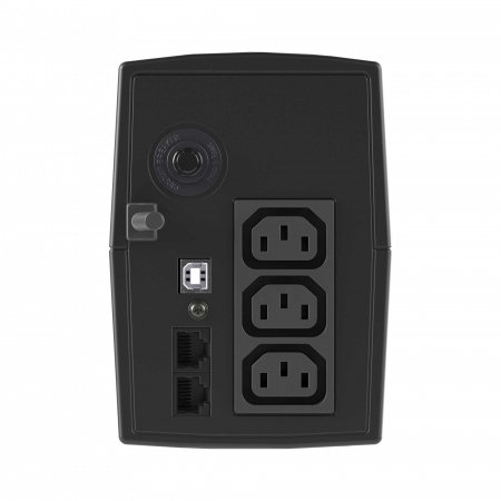 INFOLCD800I Источник бесперебойного питания line-interactive, Info LCD 800 ВА/480 Вт, 1/1, 3xIEC C13, USB + RJ45, LCD, 1х8Aч DKC 