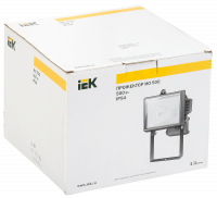 Прожектор ИО500 галогенный черный IP54 IEK LPI01-1-0500-K02