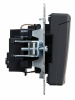 BRITE Розетка с заземлением с защитными шторками и крышкой 16А IP20 РСбш10-3-БрГ графит IEK BR-R16-16-K53