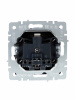 BRITE Розетка с заземлением с защитными шторками и крышкой 16А IP20 РСбш10-3-БрГ графит IEK BR-R16-16-K53
