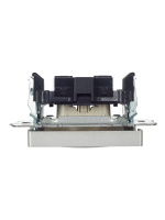 BRITE Розетка без заземления без защитных шторок 10А РС10-1-0-БрА алюминий IEK BR-R10-10-K47