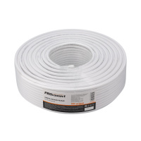 Кабель коаксиальный PROconnect RG-6U 75 Ом CCS/A  l/Al 48% бухта 100м белый REXANT 01-2205