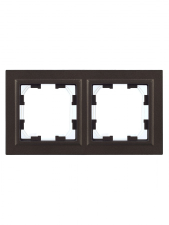 BRITE Рамка 2 поста IP44 РУ-2-БрТБ-44 темная бронза IEK BR-M22-44-K45