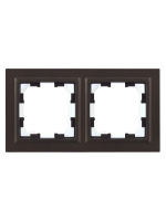 BRITE Рамка 2 поста IP44 РУ-2-БрТБ-44 темная бронза IEK BR-M22-44-K45