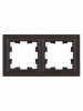 BRITE Рамка 2 поста IP44 РУ-2-БрТБ-44 темная бронза IEK BR-M22-44-K45