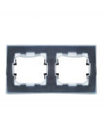 BRITE Рамка 2 поста IP44 РУ-2-БрТБ-44 темная бронза IEK BR-M22-44-K45