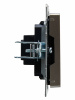 BRITE Розетка HDMI РHDMI-0-БрС сталь IEK BR-H10-K46