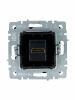 BRITE Розетка HDMI РHDMI-0-БрС сталь IEK BR-H10-K46