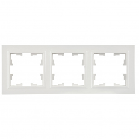 BRITE Рамка 3 поста РУ-3-БрБ белый IEK BR-M32-K01