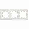 BRITE Рамка 3 поста РУ-3-БрБ белый IEK BR-M32-K01