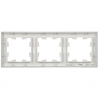 BRITE Рамка 3 поста РУ-3-БрБ белый IEK BR-M32-K01