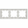 BRITE Рамка 3 поста РУ-3-БрБ белый IEK BR-M32-K01