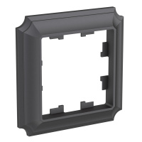 ATLASDESIGN ANTIQUE 1-постовая рамка, БАЗАЛЬТ Systeme Electric ATN101401