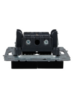 BRITE Выключатель жалюзи 10А ВС10-1-5-БрЧ черный IEK BR-V15-0-10-K02