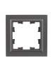 BRITE Рамка 1 пост РУ-1-БрС сталь IEK BR-M12-K46