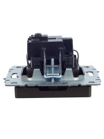 BRITE Розетка с заземлением с защитными шторками 16А РС14-1-0-БрТБ темная бронза IEK BR-R14-16-K45