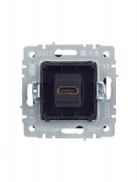 BRITE Розетка HDMI РHDMI-0-БрМ маренго IEK BR-H10-K35