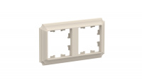 ATLASDESIGN ANTIQUE 2-постовая рамка, универсальная, БЕЖЕВЫЙ Systeme Electric ATN100202