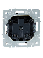 BRITE Розетка без заземления без защитных шторок 10А РС10-1-0-БрТБ темная бронза IEK BR-R10-10-K45