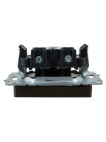 BRITE Розетка без заземления без защитных шторок 10А РС10-1-0-БрТБ темная бронза IEK BR-R10-10-K45