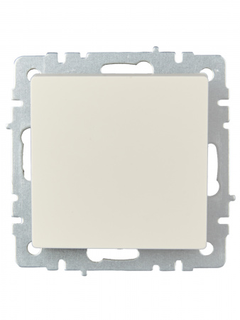 BRITE Выключатель одноклавишный самовозвратный 10А ВС10-1-4-БрКр бежевый IEK BR-V14-0-10-K10