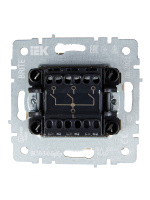 BRITE Выключатель трехклавишный 10А ВС10-3-0-БрКр бежевый IEK BR-V30-0-10-K10