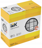 Светильник НПП1102 белый/круг с реш. 100Вт IP54 IEK LNPP0-1102-1-100-K01