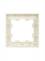 BRITE Рамка 1 пост РУ-1-БрЖ жемчуг IEK BR-M12-K36