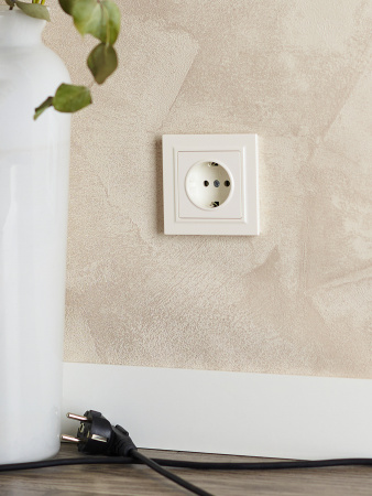 BRITE Рамка 1 пост РУ-1-БрЖ жемчуг IEK BR-M12-K36