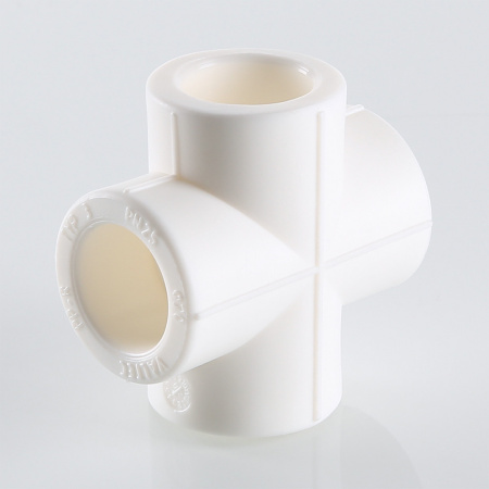 Крестовина 25 полипропиленовая PPR белая VALTEC VTp.741.0.025 PV7412500  