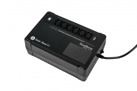 Источник бесперебойного питания Line-interactive BVSE 600 ВА/360 Вт 1/1 1 сек Tower 6хIEC 60320 C13 USB Systeme Electric BVSE600I