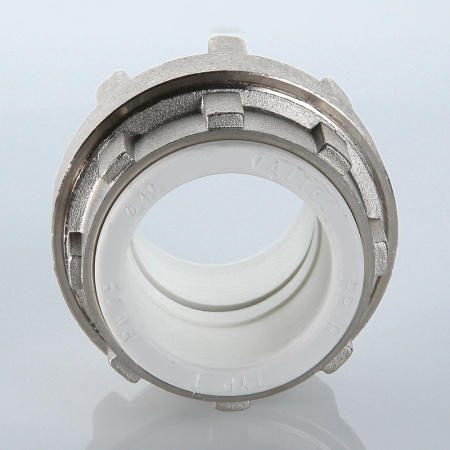 Соединение разборное 25 мм полипропиленовое PPR белое VALTEC VTp.763.0.025 PV7632500  