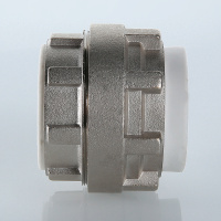 Соединение разборное 25 мм полипропиленовое PPR белое VALTEC VTp.763.0.025 PV7632500  