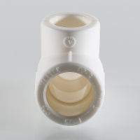 Тройник переходной 40 х 25 х 40 мм полипропиленов ый PPR белый VALTEC VTp.735.0.040025040 PV7350013