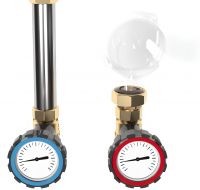 Группа насосная NGSS-25CTS G 1' термостатический  см еситель KVs 2.5, 35-60 град., краны с          термометрами Gidruss NG 25A20 23