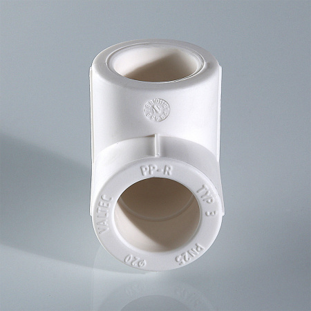 VTp.751.0.020 Угольник 20 мм, 90 град., полипропиленовый, белый VALTEC  PV7512000