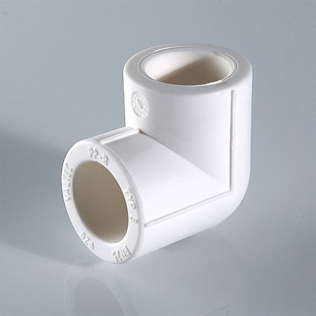 VTp.751.0.020 Угольник 20 мм, 90 град., полипропиленовый, белый VALTEC  PV7512000