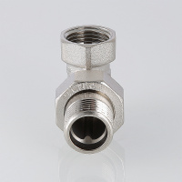 Сгон разъемный ВН 1' угловой (американка), никелированный VALTEC VTr.098.N.0006 S09810006