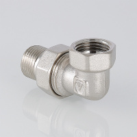 Сгон разъемный ВН 1' угловой (американка), никелированный VALTEC VTr.098.N.0006 S09810006