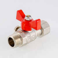 Кран шаровой для подключения манометра 1/2' х 1/2' НВ VALTEC VT.806.N.0404 AAV806004