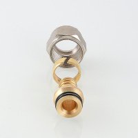 VTc.709.N.1604 Соединитель коллекторный обжимной для полимерной PEX трубы 16 (2.0)х1/2' VALTEC  O70901620