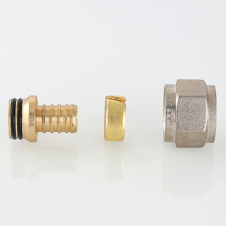 VTc.709.N.1604 Соединитель коллекторный обжимной для полимерной PEX трубы 16 (2.0)х1/2' VALTEC  O70901620